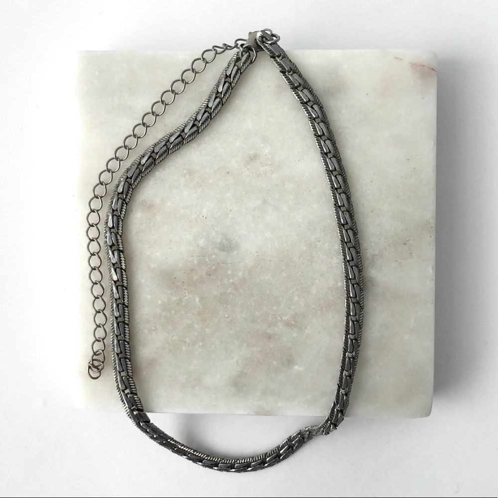 AMERICAN APPAREL Silver Thick Adjustable Chain